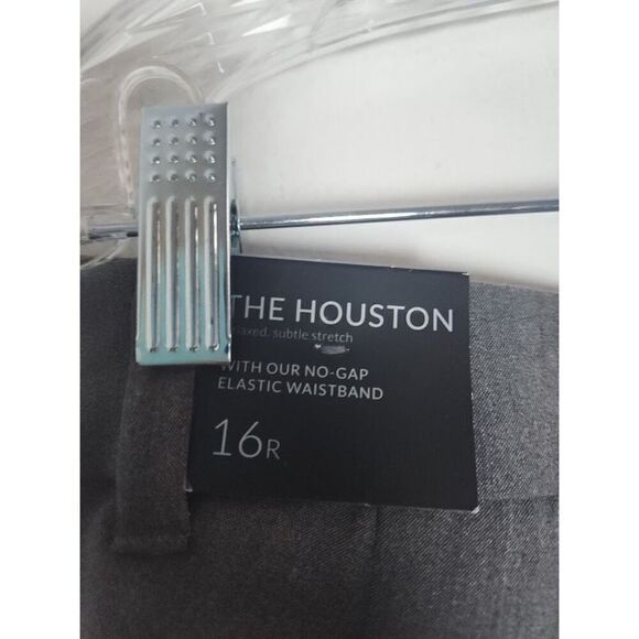NWT Lane Bryant "The Houston" Grey Straight Leg Dress/Trouser Pants size 16R - Picture 3 of 9